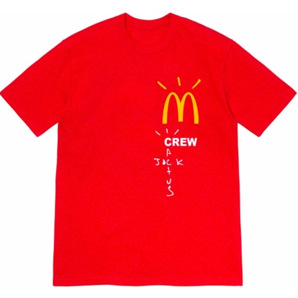 Travis Scott McDonald's Crew Tee Shirt